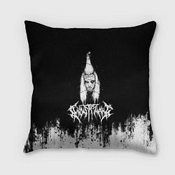 Подушка квадратная GHOSTEMANE Hip-Hop Grunge Гостмейн Лого, цвет: 3D-принт