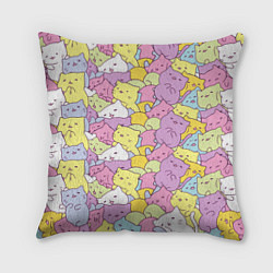 Подушка квадратная Cute pattern of seals, цвет: 3D-принт