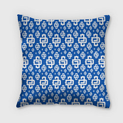 Подушка квадратная Blue Pattern Dope Camo Dope Street Market, цвет: 3D-принт