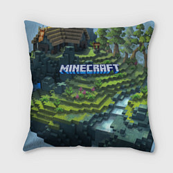 Подушка квадратная Minecraft Video game Landscape, цвет: 3D-принт