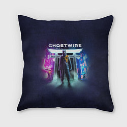 Подушка квадратная Врата Ghostwire