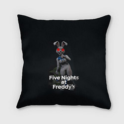 Подушка квадратная Five Nights at Freddys: Security Breach - кролик В, цвет: 3D-принт