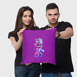 Подушка квадратная Five Nights at Freddys: Security Breach Волчица Ро, цвет: 3D-принт — фото 2