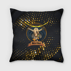 Подушка квадратная Elden Ring Marika Марика, цвет: 3D-принт