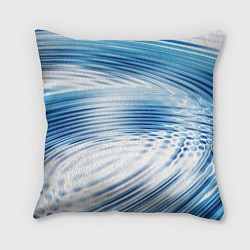 Подушка квадратная Круги на воде Океан Wave, цвет: 3D-принт