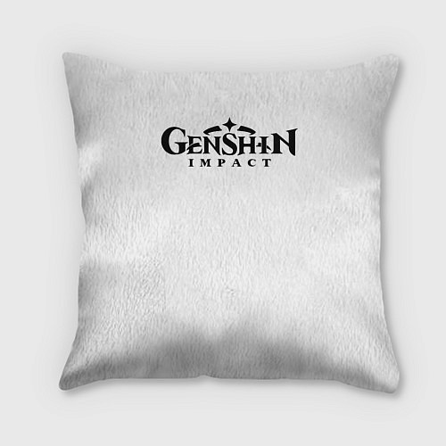 Подушка квадратная Джинн Genshin / 3D-принт – фото 2