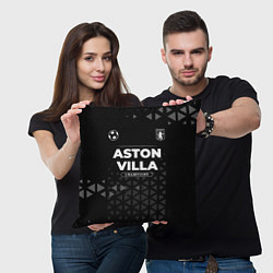 Подушка квадратная Aston Villa Форма Champions, цвет: 3D-принт — фото 2