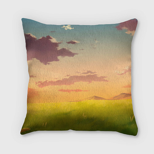 Подушка квадратная Поросенок Счастливо / 3D-принт – фото 2