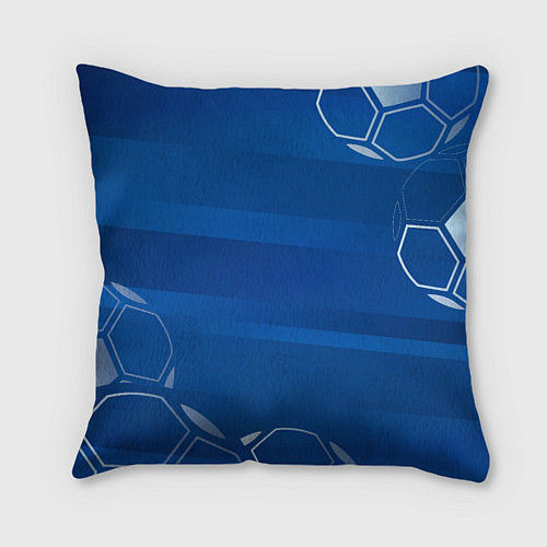 Подушка квадратная Leeds United Football Club Number 1 / 3D-принт – фото 2