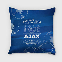 Подушка квадратная Ajax Football Club Number 1, цвет: 3D-принт
