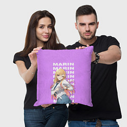 Подушка квадратная Marin Marin, цвет: 3D-принт — фото 2