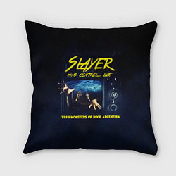 Подушка квадратная Mind Control Live - Slayer, цвет: 3D-принт