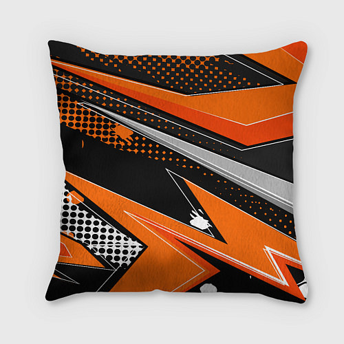 Подушка квадратная Vintage Tron Ретро-автомобиль / 3D-принт – фото 2