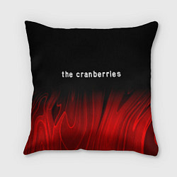 Подушка квадратная The Cranberries Red Plasma, цвет: 3D-принт