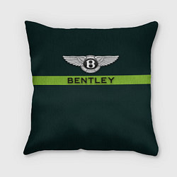 Подушка квадратная Bentley green, цвет: 3D-принт