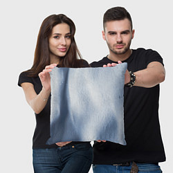 Подушка квадратная Абстрактный пепел - Серый, цвет: 3D-принт — фото 2