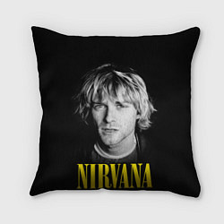 Подушка квадратная Nirvana - Kurt Donald Cobain, цвет: 3D-принт