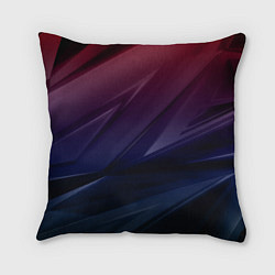 Подушка квадратная Geometry violet dark, цвет: 3D-принт