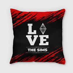 Подушка квадратная The Sims Love Классика, цвет: 3D-принт
