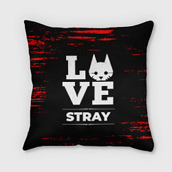 Подушка квадратная Stray Love Классика, цвет: 3D-принт