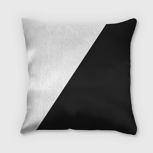 Подушка квадратная Hollow Knight черно-белое / 3D-принт – фото 2