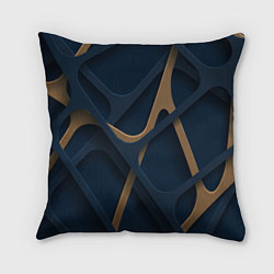 Подушка квадратная Абстрактный фон сетка, цвет: 3D-принт