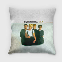 Подушка квадратная Gold - The Cranberries, цвет: 3D-принт