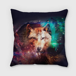 Подушка квадратная Сказочная волчица, цвет: 3D-принт