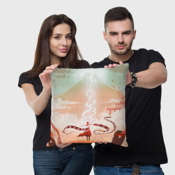 Подушка квадратная Великое приключение - Journey, цвет: 3D-принт — фото 2