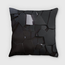 Подушка квадратная Треснутый асфальт, цвет: 3D-принт
