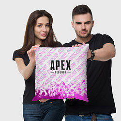 Подушка квадратная Apex Legends pro gaming: символ сверху, цвет: 3D-принт — фото 2