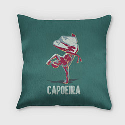 Подушка квадратная Capoeira fighter, цвет: 3D-принт