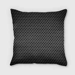 Подушка квадратная Металлическая ячеистая сетка, цвет: 3D-принт