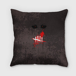 Подушка квадратная Черные глаза, цвет: 3D-принт