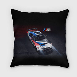 Подушка квадратная BMW M4 GT4 - M Performance - Motorsport, цвет: 3D-принт