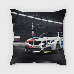 Подушка квадратная BMW M 240 i racing - Motorsport, цвет: 3D-принт