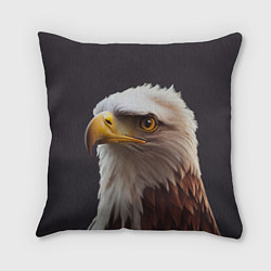 Подушка квадратная Орел на градиентном фоне, цвет: 3D-принт