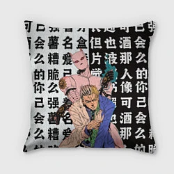 Подушка квадратная Кирай Йошикаге - JOJO, цвет: 3D-принт