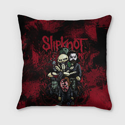 Подушка квадратная Slipknot art, цвет: 3D-принт