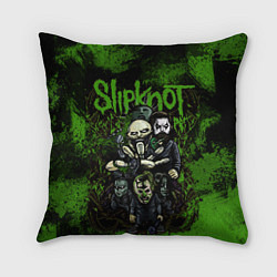 Подушка квадратная Slipknot green art