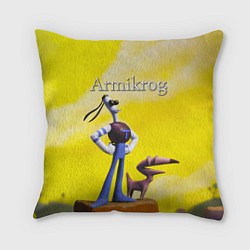 Подушка квадратная Armikrog, цвет: 3D-принт