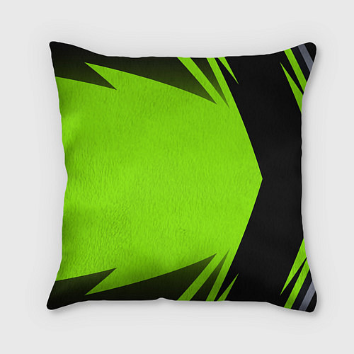 Подушка квадратная Slipknot green / 3D-принт – фото 2