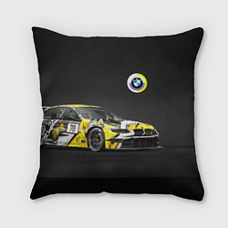 Подушка квадратная BMW Motorsport - Racing team, цвет: 3D-принт