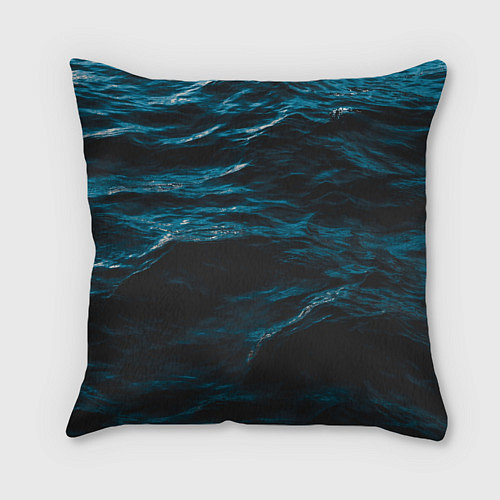 Подушка квадратная Глубокое море / 3D-принт – фото 2