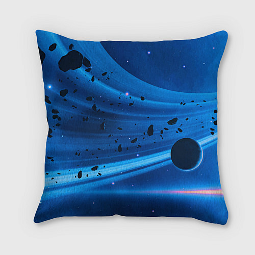 Подушка квадратная Космическое пространство - NASA - Planet / 3D-принт – фото 2