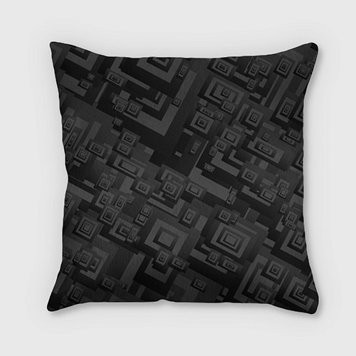 Подушка квадратная Хоба кот на темном фоне / 3D-принт – фото 2