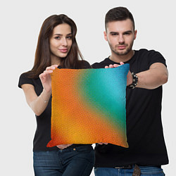 Подушка квадратная Полутоновый градиент - текстура, цвет: 3D-принт — фото 2