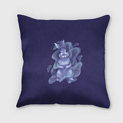 Подушка квадратная Год Голубого водяного кролика 2023, цвет: 3D-принт