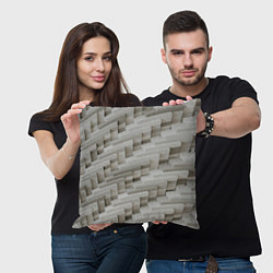 Подушка квадратная Множество геометрических блоков, цвет: 3D-принт — фото 2