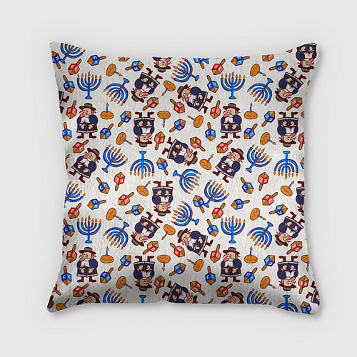 Подушка квадратная Ханука - праздник света / 3D-принт – фото 2